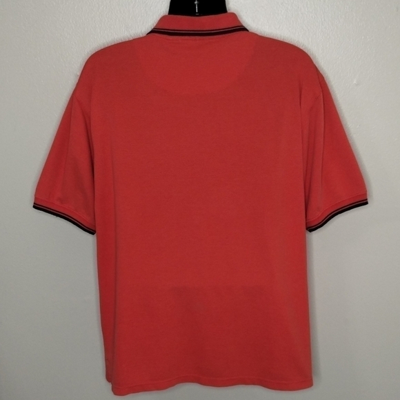 VINTAGE Y2K PGA Tour Men's XL Polo Golf Shirt Knit Pocket Logo Short Sleeve Red - Picture 7 of 9